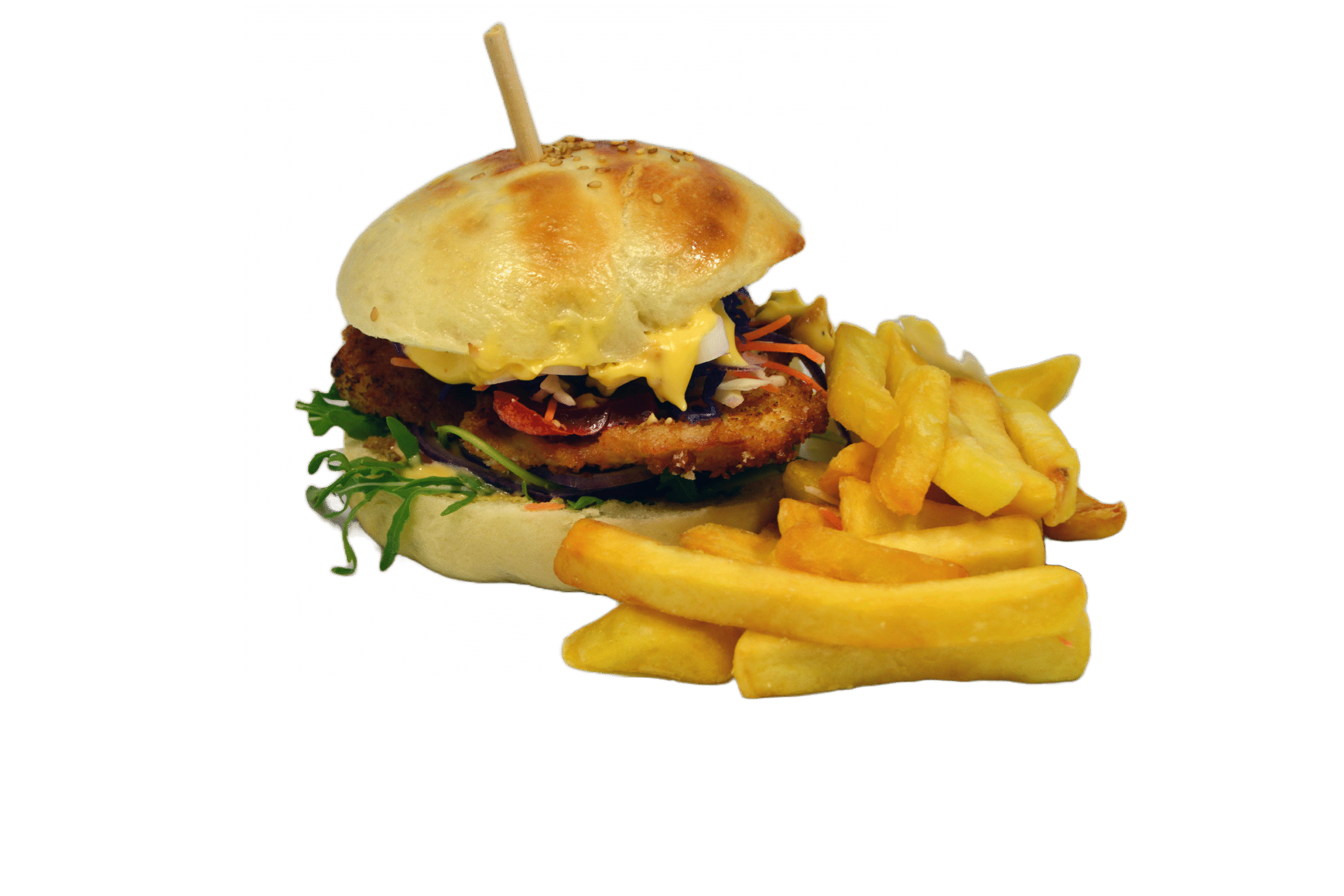 Bao Poulet Frites + Boisson + Dessert